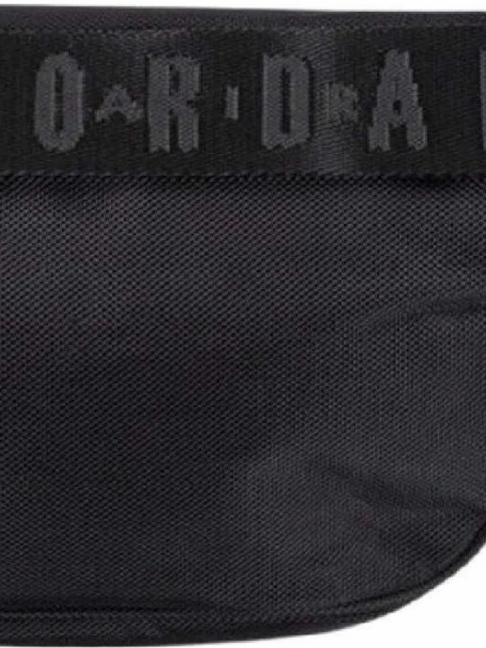 Jordan Black Waist Bag with Red Jumpman Accent